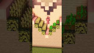 Minecraft Heart House🥰 shorts [upl. by Maloney]