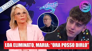 AMICI 21 LDA ELIMINATO MARIA fa una confessione choc su Gigi DAlessio [upl. by Teryl]