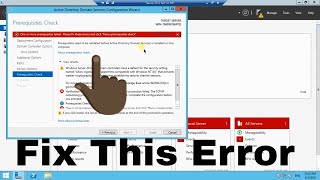 One or more prerequisites failed Please fix these issues and click rerun prerequisites checkPART 5 [upl. by Raphaela]