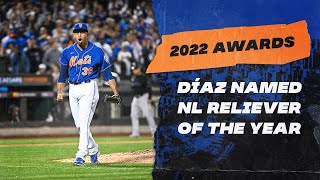 Díaz Named NL Reliever of the Year [upl. by Goerke386]