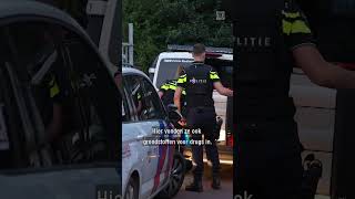 Politie valt loods binnen met grondstoffen voor drugs  shorts [upl. by Nahk]