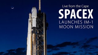 Watch Live SpaceX Falcon 9 rocket launches moon mission for Intuitive Machines and NASA [upl. by Meluhs]