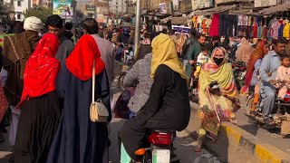 Mostly Busy Bazar Faisalabad ‚ Pakistan 4K Faisalabad City Walking Tour [upl. by Glinys]