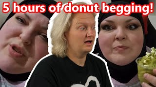 REACTING TO FOODIE BEAUTY BEGGING SALAH FOR A DONUT ON LIVESTREAM [upl. by Ettegirb]