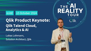 Qlik Product Keynote amp Strategy Qlik Talend Cloud Analytics AI [upl. by Yrrat457]