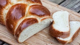 Polish Braided Bread  Chalka  Recipe 177 [upl. by Glogau]