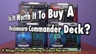 Is it Worth It To Buy A Duskmourn Commander Deck  A Magic The Gathering Product Review [upl. by Nomolos]