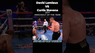 2017 Knockout Of The Year David Lemieux VS Curtis Stevens 3Rd Rd KO davidlemieux boxeo boxing [upl. by Annah]