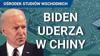 Technologiczna zimna wojna ChinyUSA Biden uderza w chińskie półprzewodniki [upl. by Cypro]