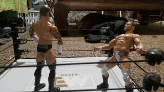 cm punk vs mjf in the ring aew stopmotion [upl. by Neik]