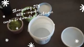 Recette simplifiée du shampooing contre la DERMITE SEBORRHEIQUE [upl. by Etiam]