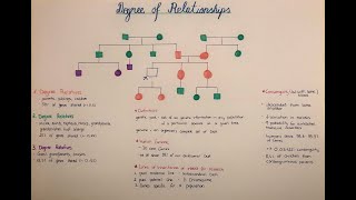 degree of relation coefficient of relation consanguinity [upl. by Engedi691]