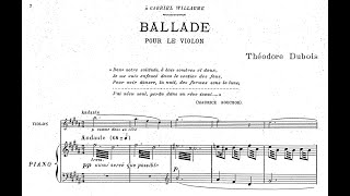 Théodore Dubois  Ballade [upl. by Bob945]