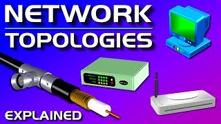 Network Topologies Star Bus Ring Mesh Ad hoc Infrastructure amp Wireless Mesh Topology [upl. by Awram693]