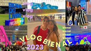 VLOG BIENAL  dicas estandes muitas promoções  e desorganização 🫠 [upl. by Immac]