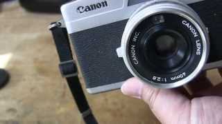 Canon Canonet 28 camera [upl. by Onairotciv]