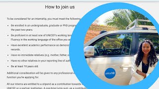 How to apply to the UNICEF Internship Programme A step by step guide [upl. by Mercier]