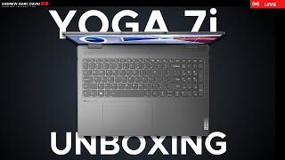 Lenovo Yoga 7i 16quot Gen 8 2023  Live Unboxing [upl. by Jelene]