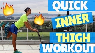 QUICK BURN INNER THIGH WORKOUT [upl. by Gmur460]