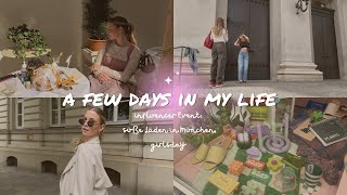 Vlog  Einblicke in ein Influencer Event versteckte süße Läden in München Girlsday 💕 [upl. by Boyt475]