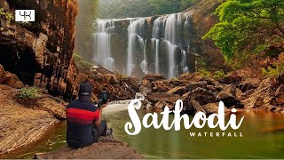 Sathodi Falls Yellapur  Places to Visit Dandeli  Karnataka Waterfalls [upl. by Ennaeel]