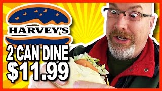 Harveys 2 Can Dine for 1199 Challenge and Review  2600 CALORIES [upl. by Allyson]