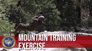 Marines sharpen highaltitude warfare skills during MTX 423 [upl. by Snevets]