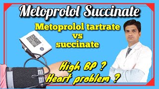 Metoprolol  Metoprolol 50 mg tablets  Metoprolol succinate  metoprolol tartrate vs succinate [upl. by Fortunia]