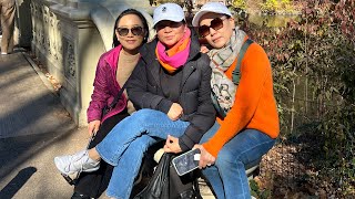 Central Park Hike With My Lovely Friends  Belvedere Castle At Central Park [upl. by Bodnar]