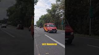 Einsatzfahrt ELW1 der Freiwilligen Feuerwehr BitterfeldWolfen OF Bitterfeld  Kurzvideo [upl. by Tabber]