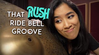 That Iconic Rush Ride Bell Groove  Drumming Tutorial [upl. by Beckerman]