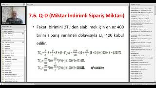 9 Üretim Planlama ve Kontrol [upl. by Nesline374]