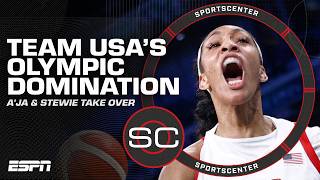 Team USA DOMINATED 🇺🇸 Aja amp Stewie are THE BEST IN THE WORLD  Rebecca Lobo  SportsCenter [upl. by Asiar]