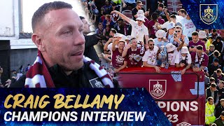 Craig Bellamys Parade Interview  🏆  Champions 202223 [upl. by Akinam]