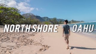 HIDDEN GEM OF NORTH SHORE OAHU HAWAII  MOKULEIA BEACH [upl. by Anerroc]