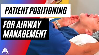 Optimal patient positioning for intubation and airway management [upl. by Tyoh]