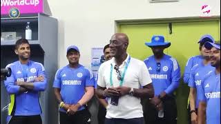 Sir Vivian Richards in the Indian dressing room [upl. by Hameerak]