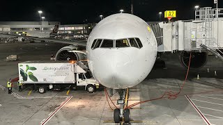 B16709 EVA Airways Boeing B777300ER docking Gate A2 San Francisco International Airport 23923 [upl. by Fredenburg85]