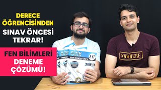 YKS ÖNCESİ AYT FEN DENEME ÇÖZÜMÜ  ÖĞRENCİ GÖZÜNDEN FİZİKKİMYABİYOLOJİ TEKRARI [upl. by Gardener]