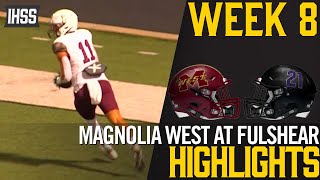 Magnolia West at Fulshear  2023 Week 8 Football Highlights [upl. by Trebuh]