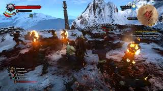 The Witcher 3 GOTY bloodamp brutal mods stability test [upl. by Bigford303]