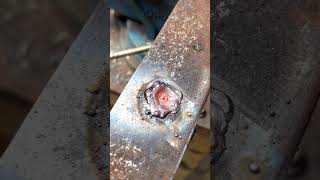 The secret of the welder with large holes in thin metal welding weld weldingtricks [upl. by Mcnutt668]