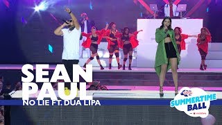 Sean Paul ft Dua Lipa  No Lie Live At Capital’s Summertime Ball 2017 [upl. by Britte]