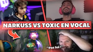 NARKUSS TOMBE SUR UN TOXIC EN VOCAL TIKY RÉAGIT  Best Of LoL 777 Réactions [upl. by Chap414]