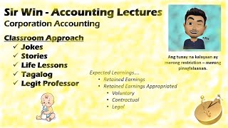 Lecture 09 Retained Earnings Corporation Accounting [upl. by Yrag337]