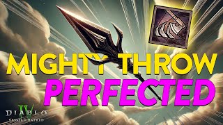 Pit 100 Mighty Throw  Barb Is Actually Back  Diablo 4 VoH OP Build Guides [upl. by Mcquillin546]