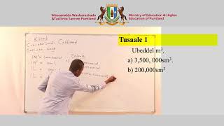 Fasalka 8aad Xisaab Somali Version Chapter 2 Lesson 6 Full HD [upl. by Sicard65]