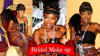 Bridal Makeup for quotQueen of Bamendaquot [upl. by Oniratac]