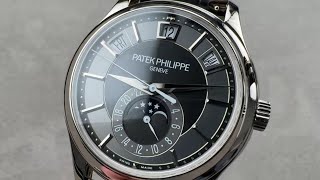 Patek Philippe Annual Calendar Moonphase 5205G010 Patek Philippe Watch Review [upl. by Erdnaid369]