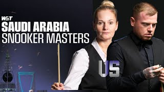 🔴LIVEReanne Evans vs Simon Blackwell Saudi Arabia Snooker Masters Championship League 2024 [upl. by Yuri]